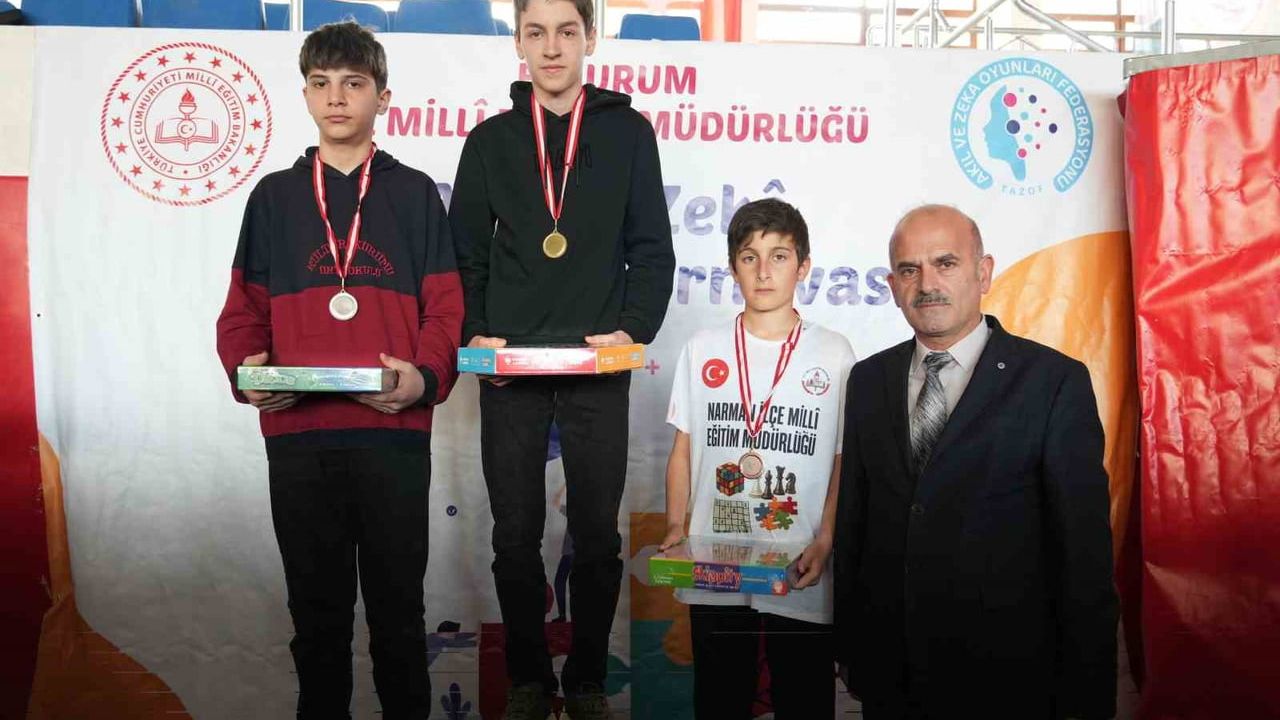 Erzurum'da Ortaokul Kademesi 8. Akıl ve Zekâ Oyunları İl Turnuvası sonuçlandı