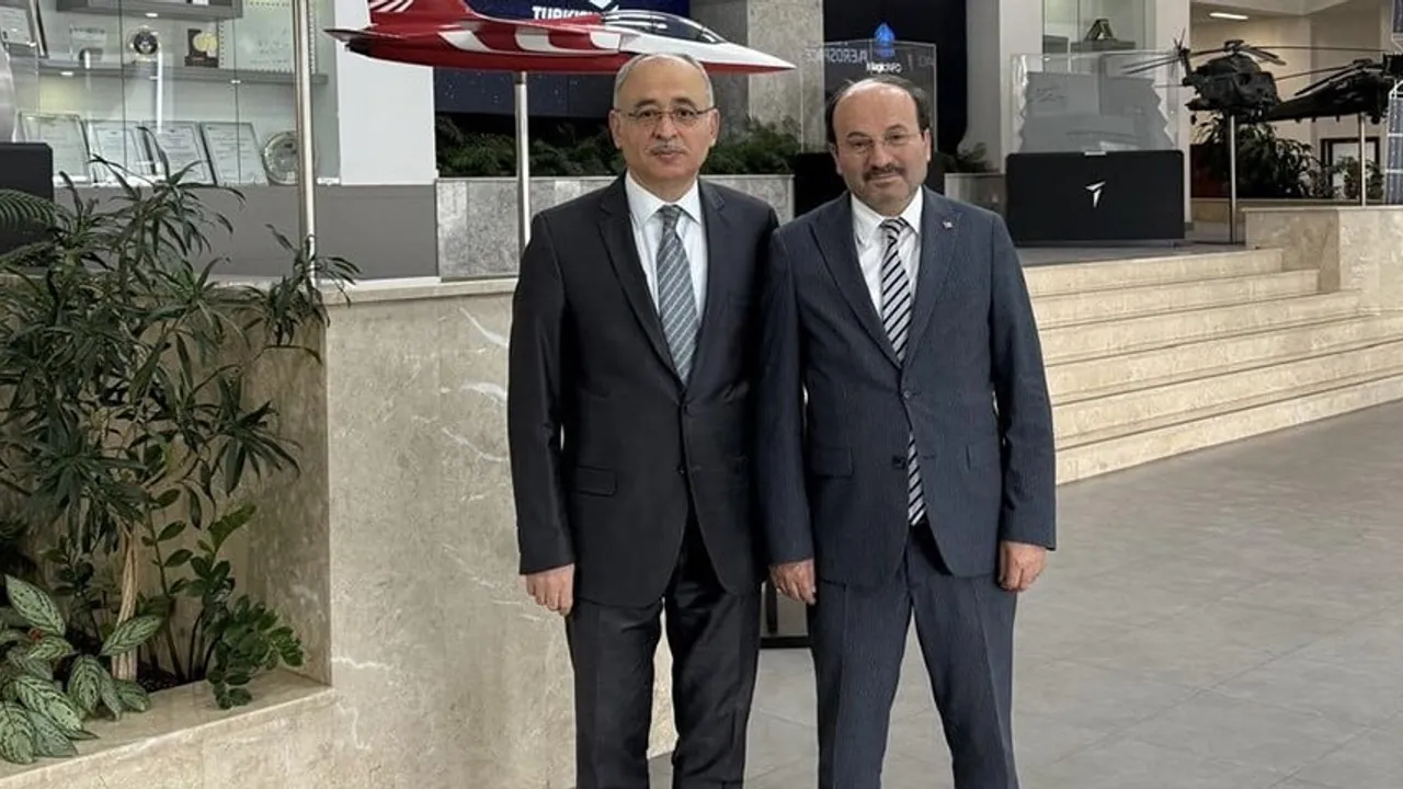 ETÜ Rektörü Prof. Dr. Bülent Çakmak, TUSAŞ Yönetimini Ziyaret Etti