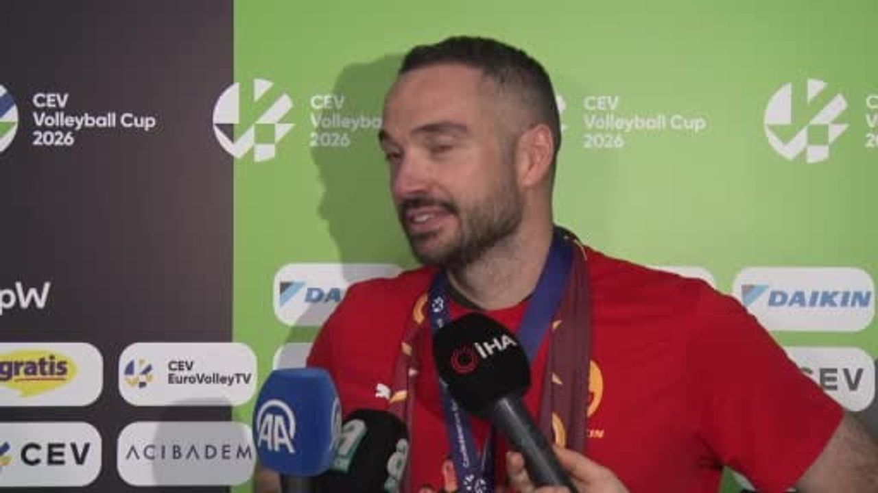 Galatasaray 2026 CEV Kupası'nı kazandı; Alberto Bigarelli duygularını paylaştı