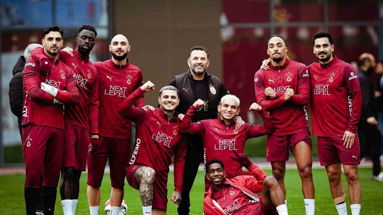 Galatasaray, Trabzonspor maçı hazırlıklarını Kemerburgaz'da sürdürdü