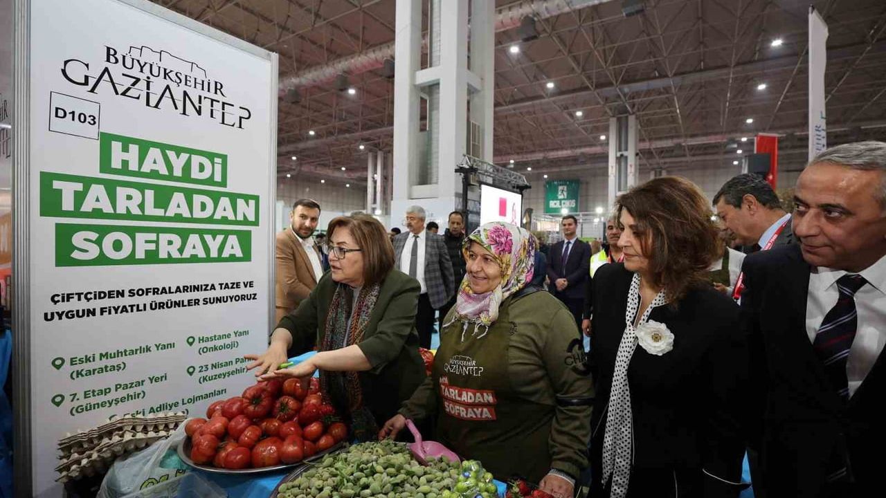 Gaziantep Büyükşehir, 16'ncı GAPTARIM Fuarı'nda tarımsal desteklerini ve projelerini tanıttı