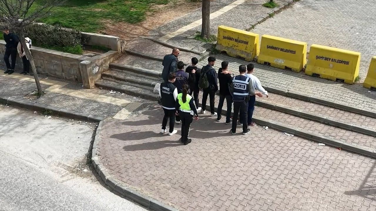 Gaziantep'te okul çevrelerinde dron destekli denetimler artırıldı