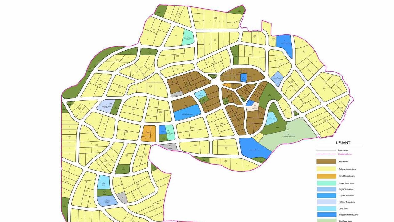 Gebze'de Hatipler Mahallesi’nde 43 hektarlık imar uygulaması tamamlandı