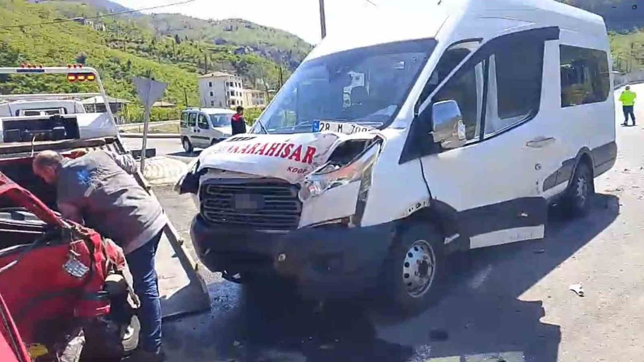 Giresun'da iki trafik kazası: 1 ölü, 6 yaralı