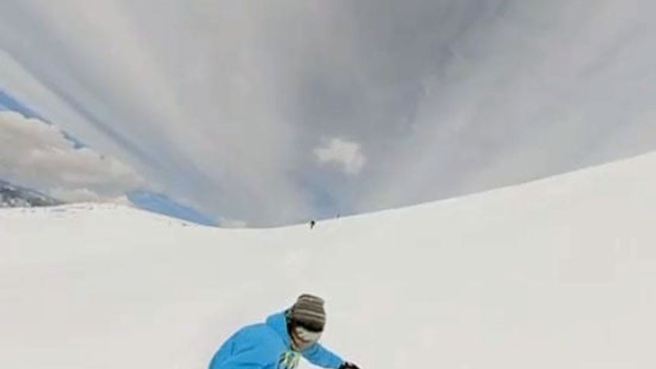 Giresun'da Nisan Ayında Snowboard: Kümbet Yaylası'nda Koçkayası Tabiat Parkı'na İlgi