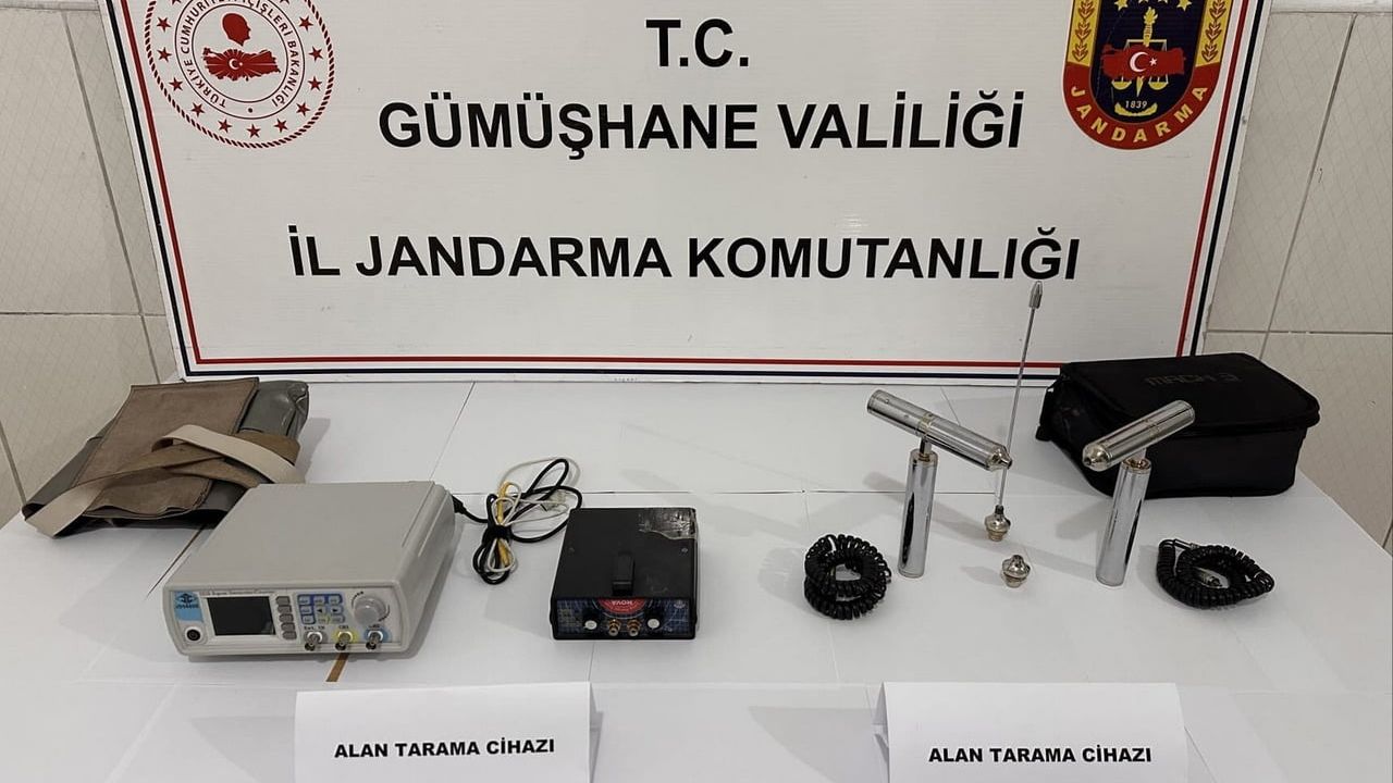 Gümüşhane'de kaçak kazı girişimi: 2 kişi suçüstü yakalandı