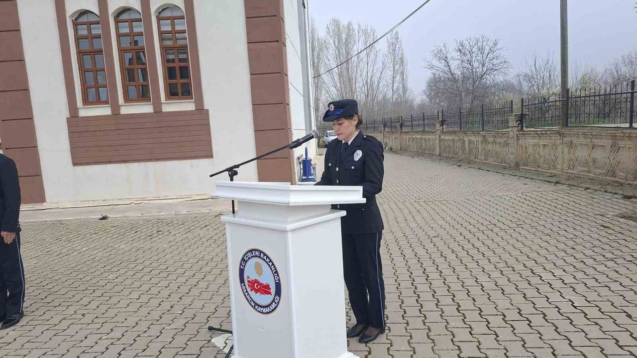 Hisarcık’ta Türk Polis Teşkilatı’nın 181. kuruluş yıl dönümü törenle kutlandı