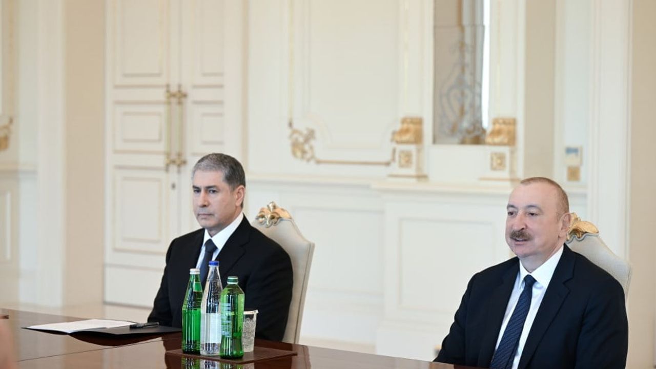 İçişleri Bakanı Mustafa Çiftçi, Bakü'de Cumhurbaşkanı İlham Aliyev tarafından kabul edildi