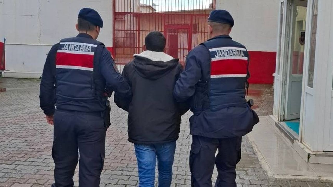 İncirliova'da kesinleşmiş 7 yıl 6 gün hapis cezası olan şahıs jandarma tarafından yakalandı