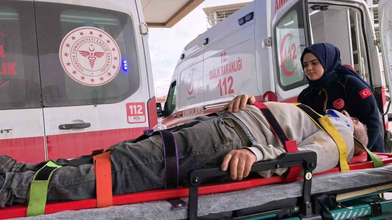 İnegöl'de mobilya imalathanesinde çatı çökmesi: Usta Servet D. yaralandı