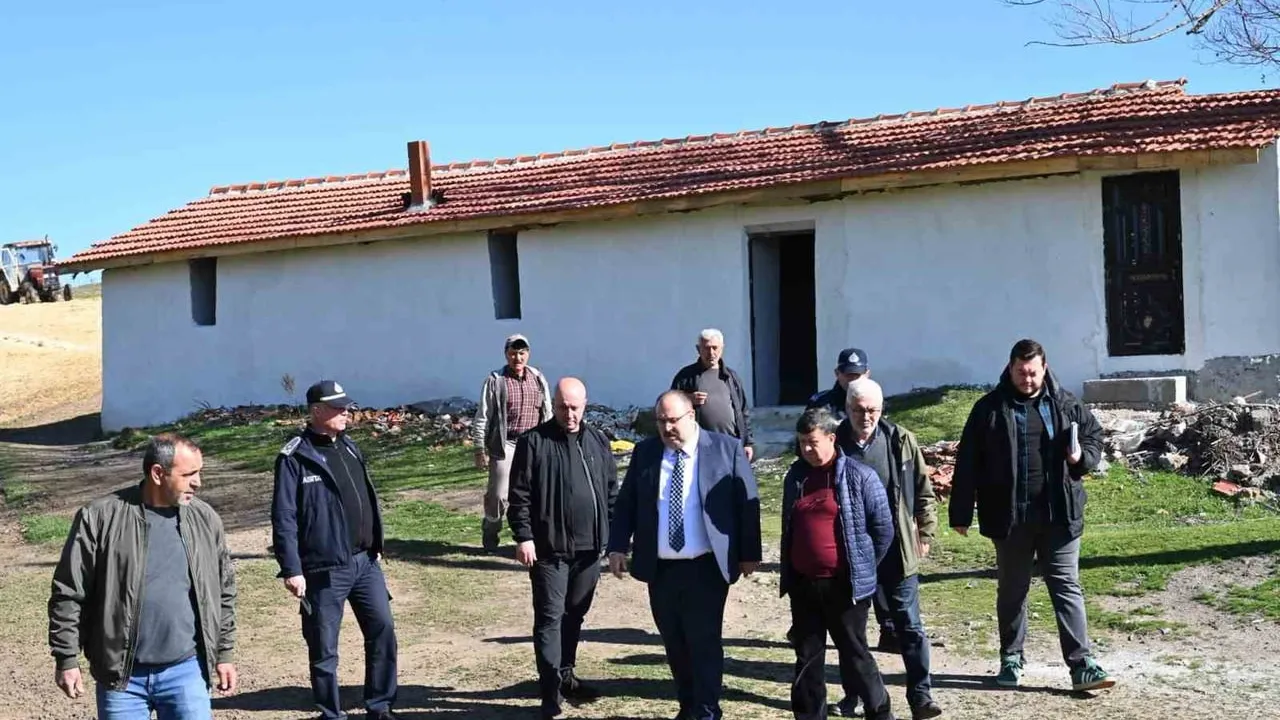 İnönü Belediye Başkanı Serhat Hamamcı Dutluca Mahallesi’nde incelemelerde bulundu