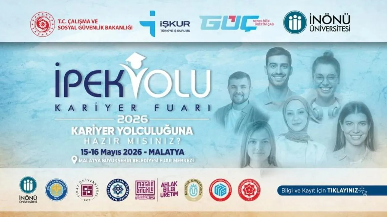 İpekyolu Kariyer Fuarı 2026 için kayıtlar sürüyor — 15-16 Mayıs'ta Malatya'da