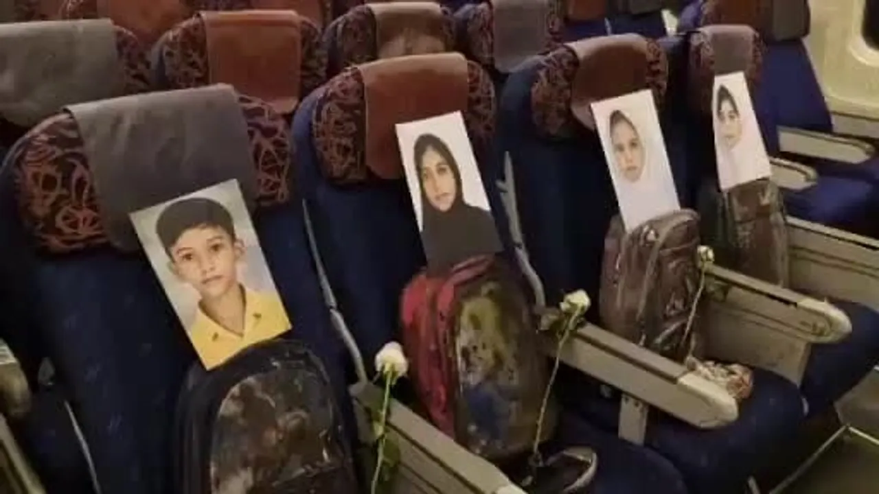 İran Heyetinin Uçağında Minab Saldırısında Ölen Çocukların Fotoğrafları ve Eşyaları Yer Aldı
