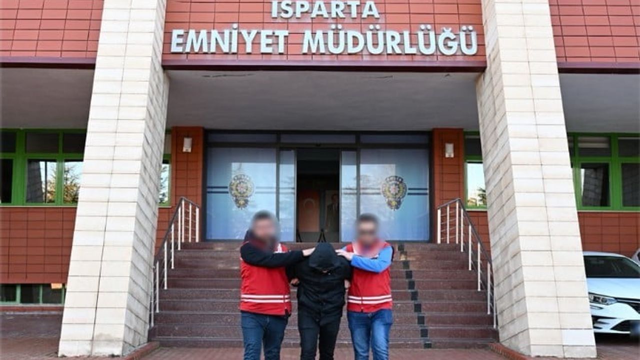 Isparta'da kesinleşmiş 17 yıl 5 ay hapis cezası bulunan şahıs yakalandı