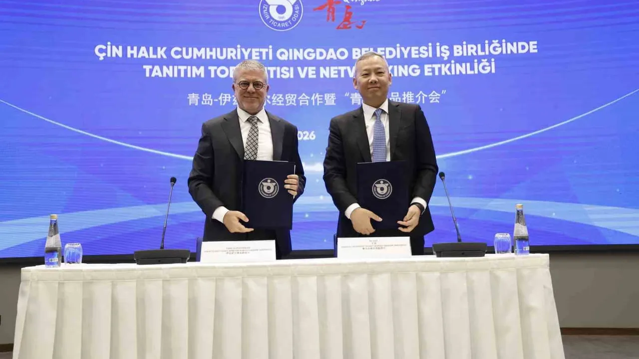 İzmir Ticaret Odası ile Qingdao Belediyesi arasında iş birliği anlaşması imzalandı