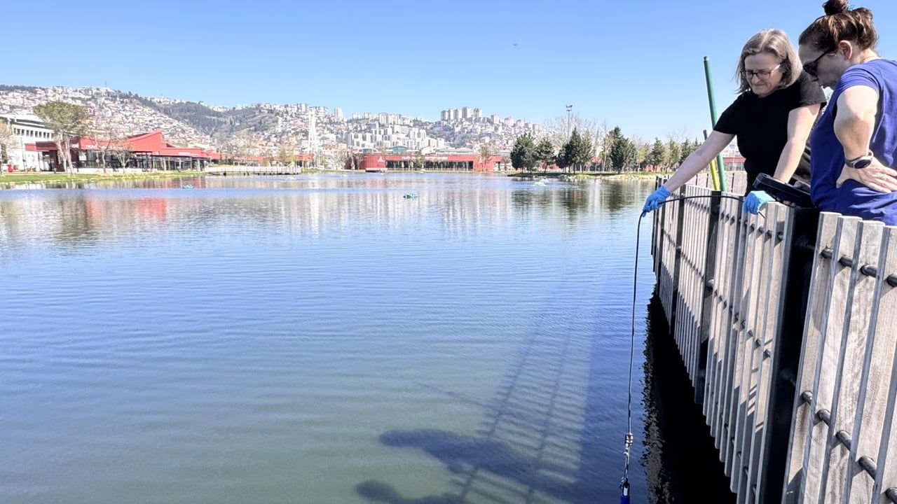 İzmit Millet Bahçesi göletinde bilimsel izleme ve iyileştirme çalışması başlatıldı