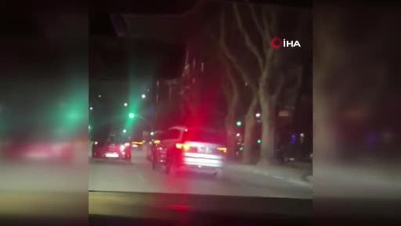 Kadıköy sahil yolunda tahsisli araçla sahte denetim iddiası