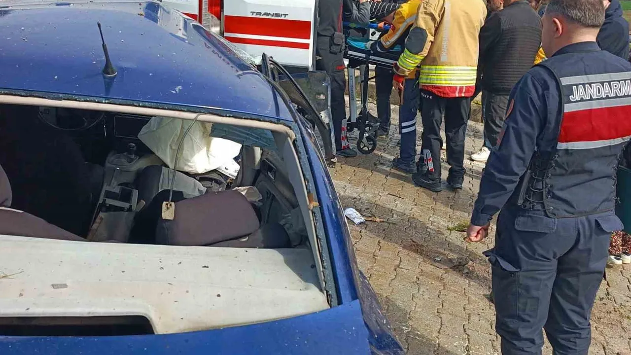 Kahramanmaraş Onikişubat’ta trafik kazası: 1 kişi yaralandı