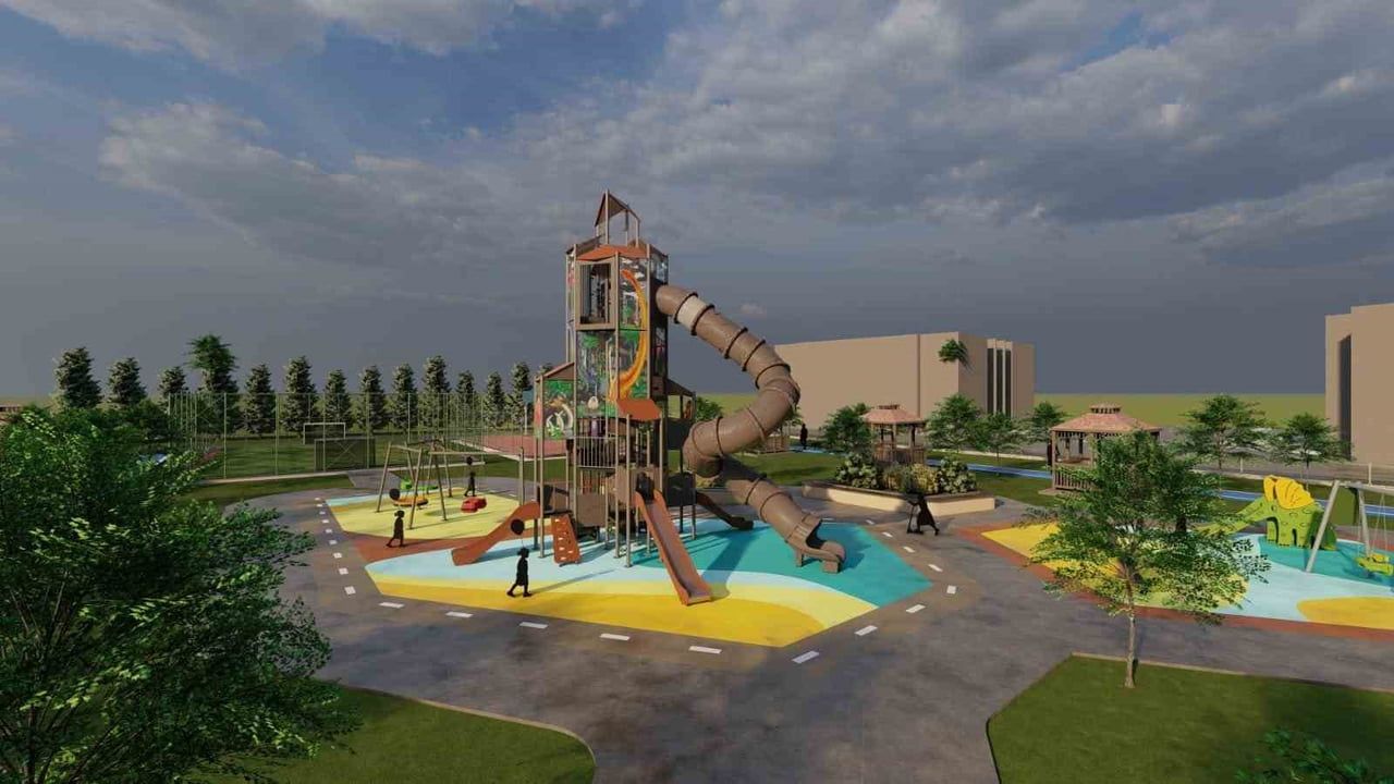 Karabük'te 3.370 m²'lik park modern tema parka dönüştürülüyor