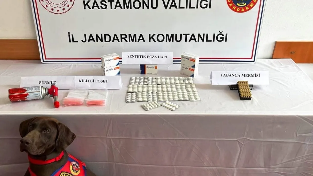 Kastamonu'da jandarma uyuşturucu operasyonu: M.D. tutuklandı