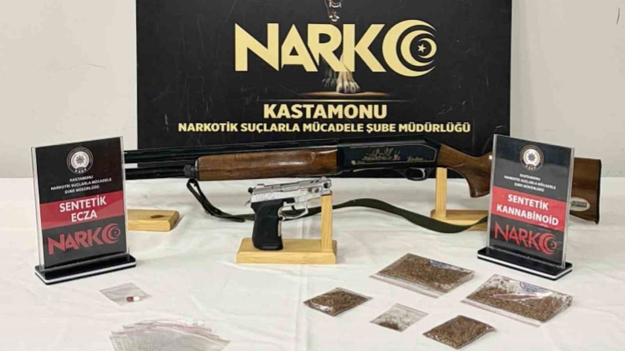 Kastamonu'da uyuşturucu operasyonunda 5 kişi gözaltına alındı