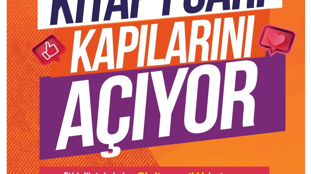 Kayseri Kitap Fuarı 8. kez kapılarını açıyor — 17-26 Nisan'da Kayseri Dünya Ticaret Merkezi'nde