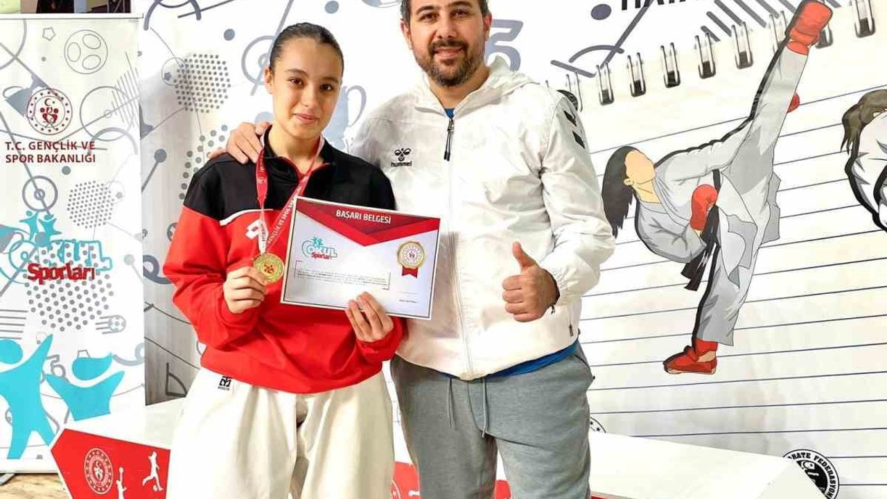 Kayserili karateciler Hatay Grup Müsabakalarında 1 altın, 1 gümüş, 2 bronz kazandı