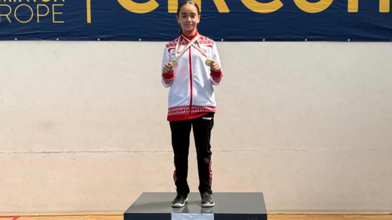 Kayserili raketler Bulgarian U15 İnternational 2026'da altın ve bronz madalya kazandı