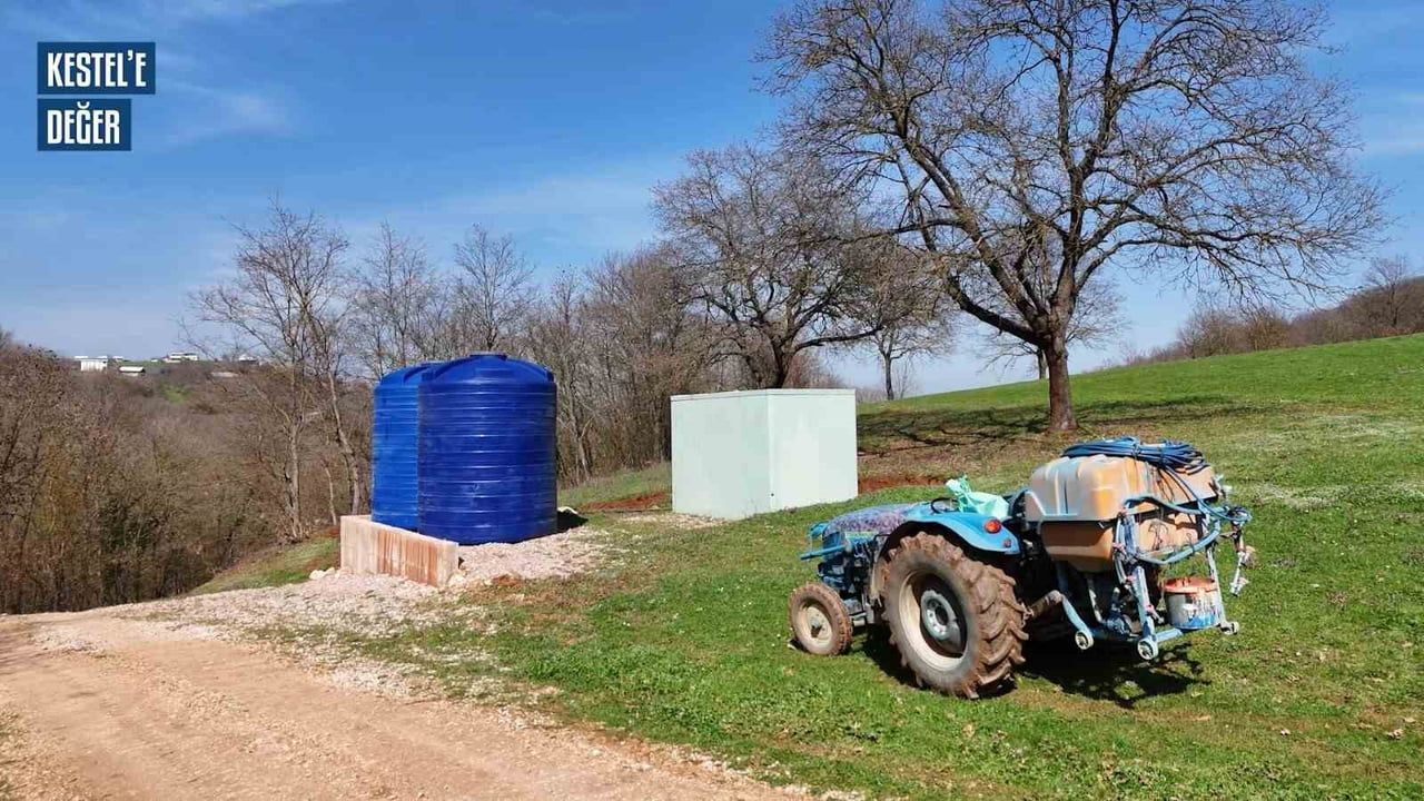 Kestel Belediyesi 4 Kırsal Mahalleye 20 Tonluk İçme Suyu Deposu Kurdu
