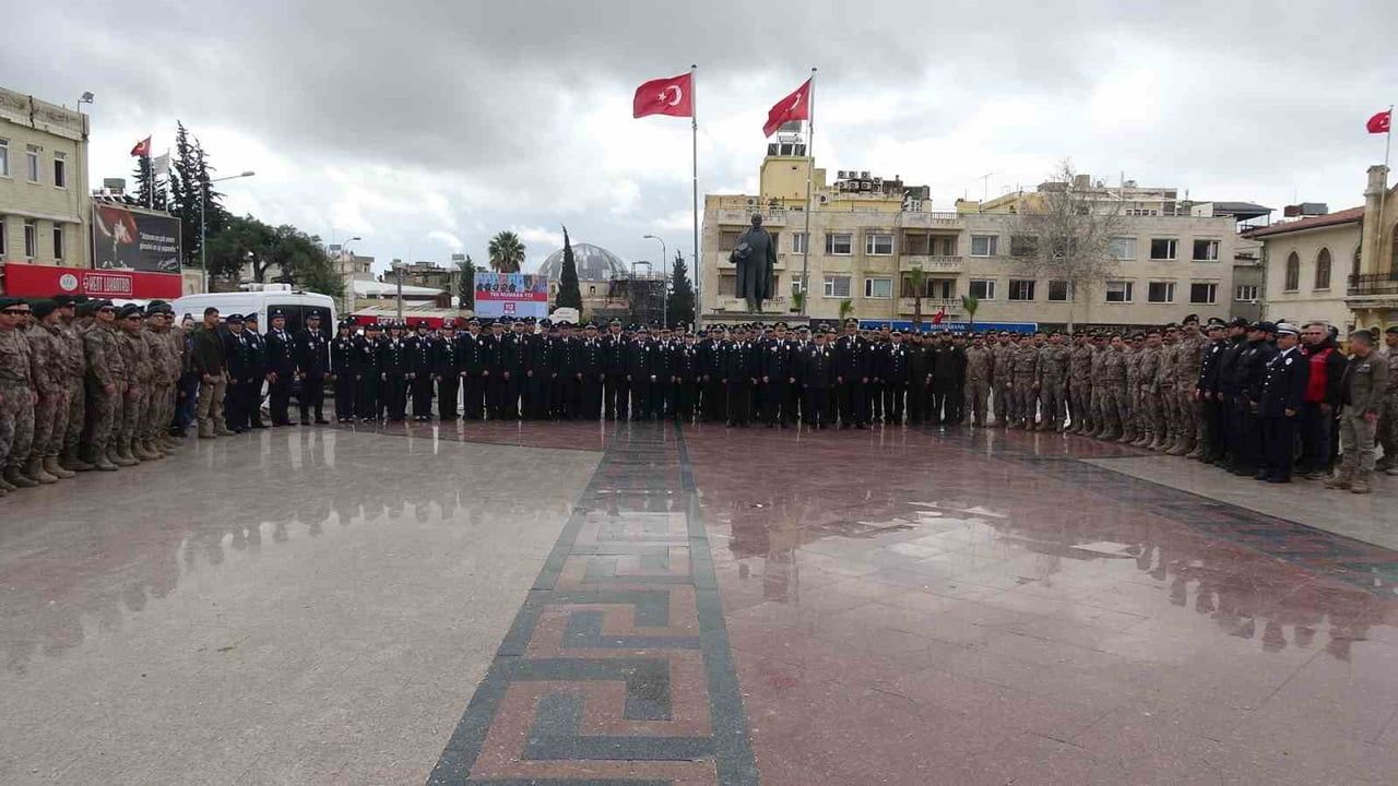 Kilis'te Türk Polis Teşkilatı'nın 181. kuruluş yıldönümünde şehitler anıldı