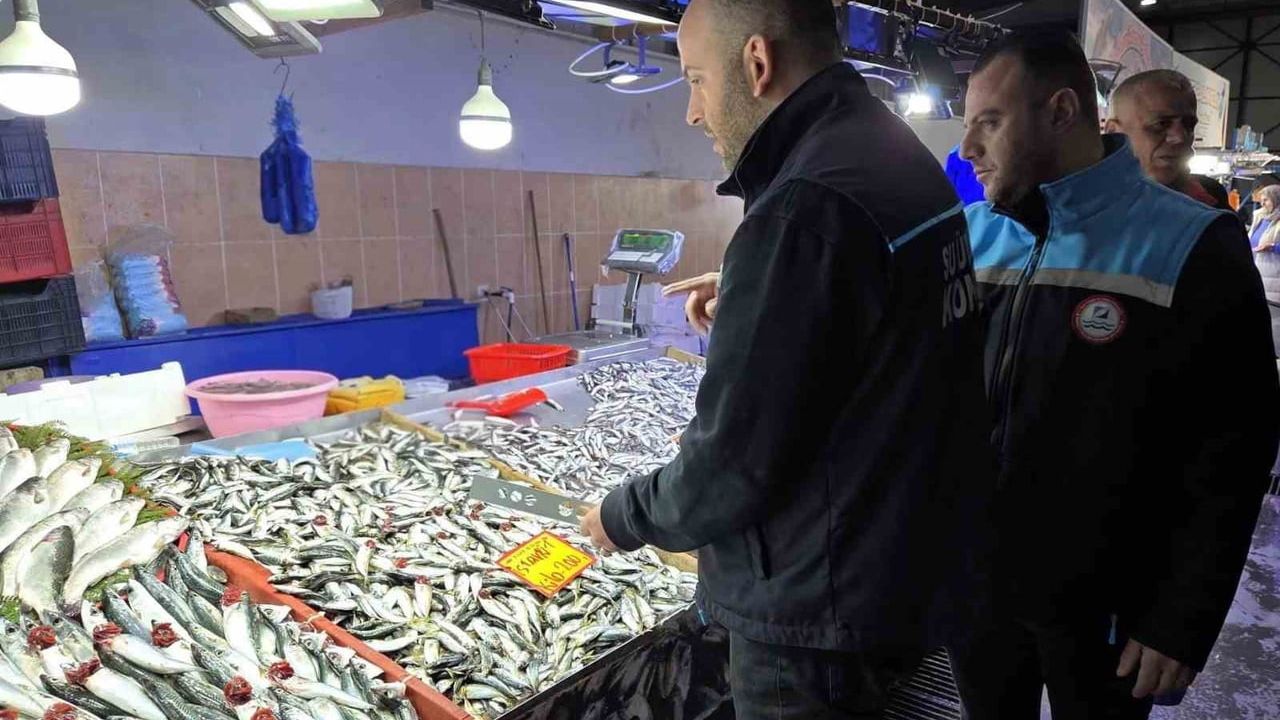 Kırklareli’nde balık tezgahları 1380 sayılı Su Ürünleri Kanunu kapsamında denetlendi