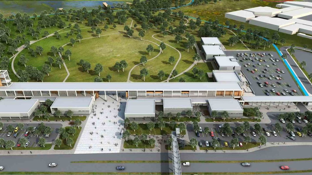 Kocaeli Sosyal Yaşam Merkezi inşaatında çelik montajlar tamamlandı, sonraki etaplar sürüyor