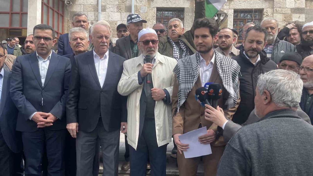 Konya'da İsrail’in Filistinli Mahkumlara İdam Kararına Tepki: Filistin Destek Platformu'ndan Basın Açıklaması