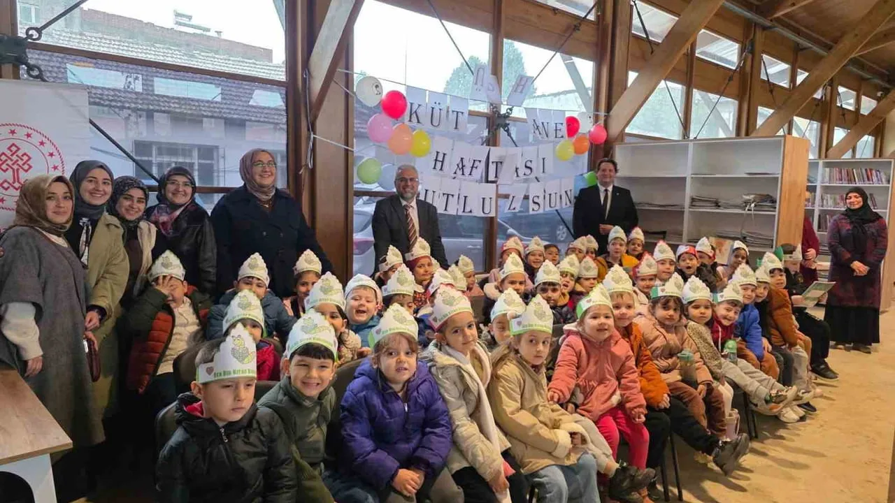 Köşk’te 4-6 Yaş Kur’an Kursu Öğrencileri Kütüphanede Kitapla Buluştu