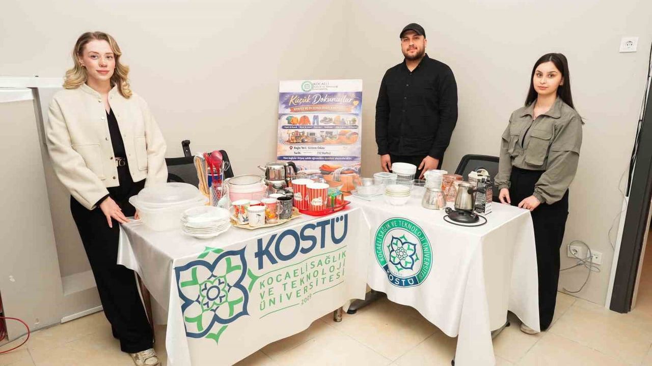 KOSTÜ öğrencilerinden Küçük Dokunuşlar projesiyle ihtiyaç sahiplerine düzenli destek