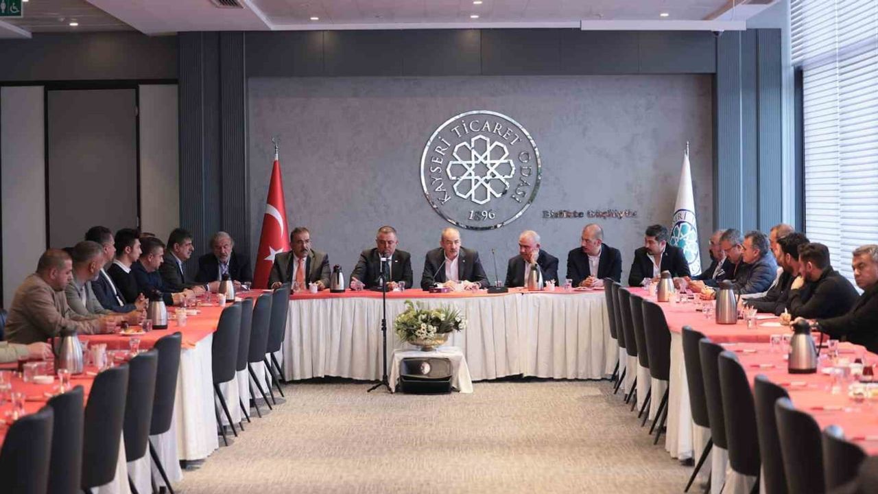KTO'da Boğazköprü Lojistik Merkezi toplantısı — Kayseri'nin bölgesel lojistik hedefleri