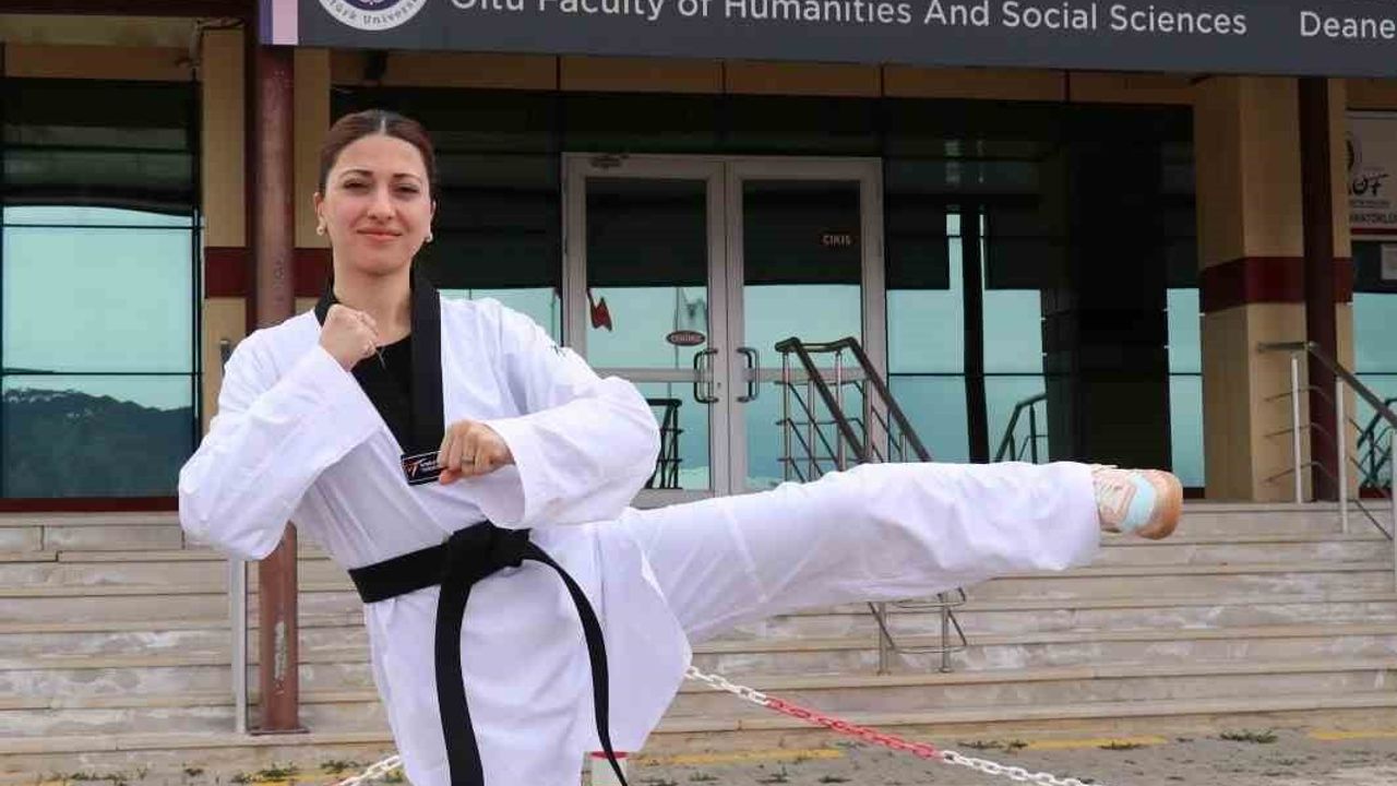 Kübranur Sarıtaç, 57 kiloda Erzurum'u Üniversitelerarası Taekwondo Şampiyonası'nda temsil edecek