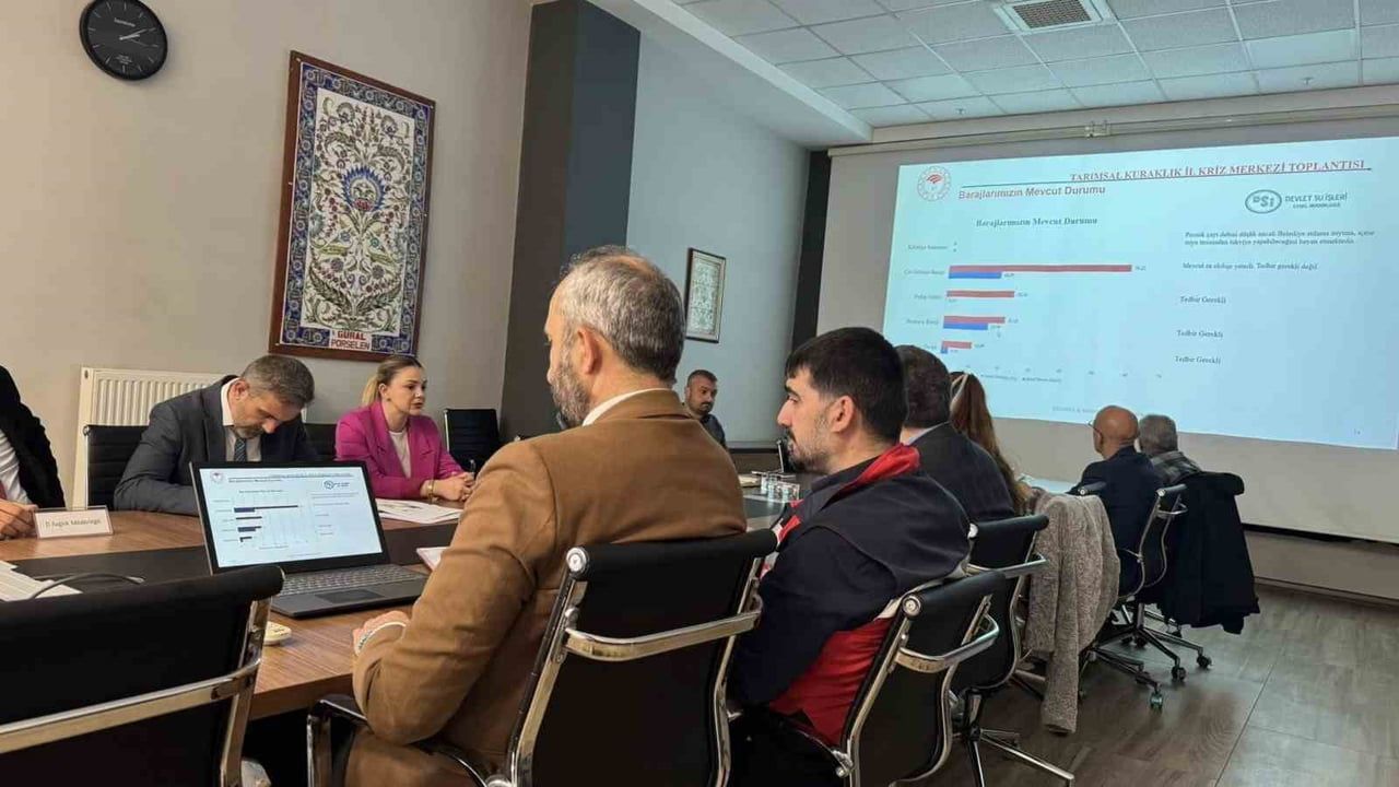 Kütahya’da Kuraklık Riski Değerlendirildi: İl Kriz Merkezi Olası Önlemleri Masaya Yatırdı