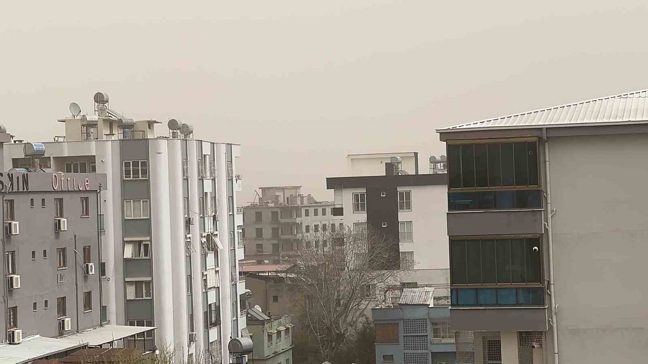 Libya kaynaklı toz taşınımı Osmaniye'de hava kalitesini olumsuz etkiledi