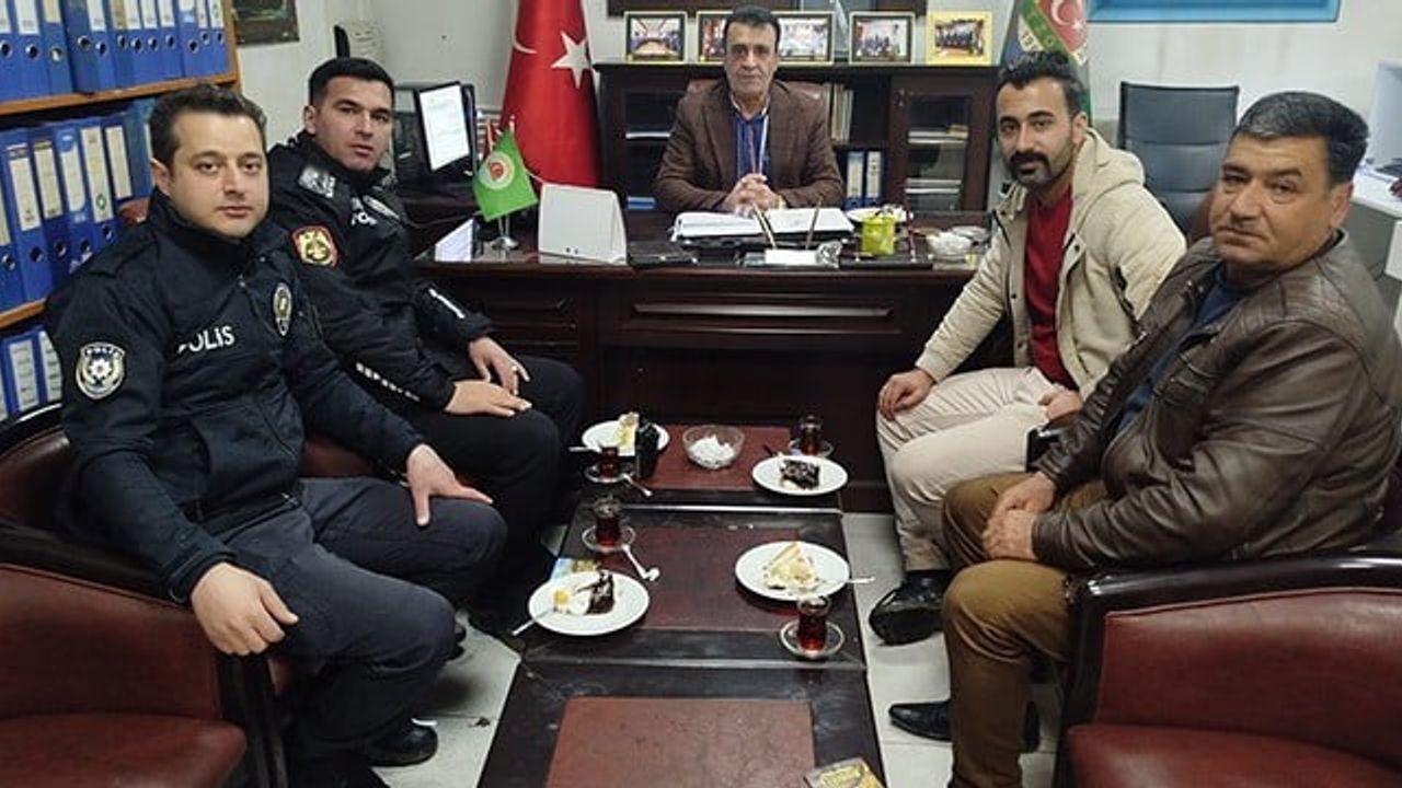 Malazgirt Ziraat Odası'ndan Polis Haftası'na sürpriz kutlama