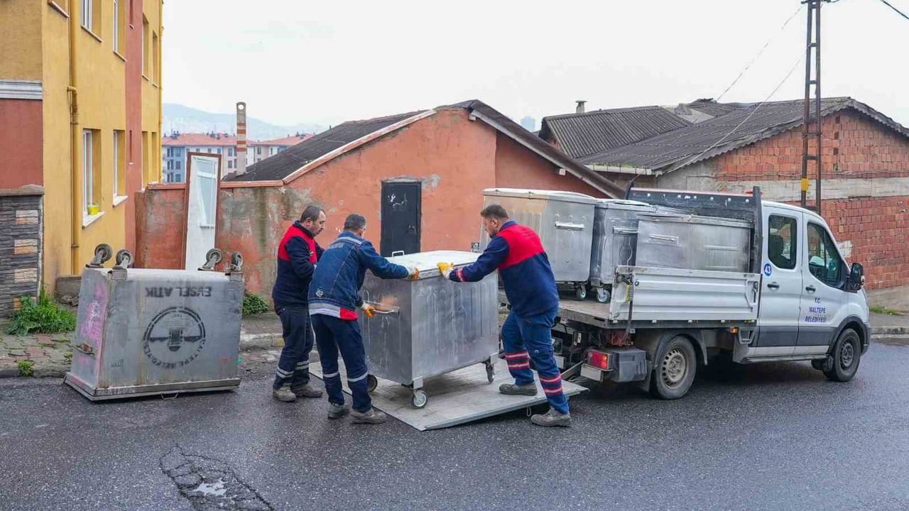 Maltepe'de tasarruf odaklı konteyner yenileme programı