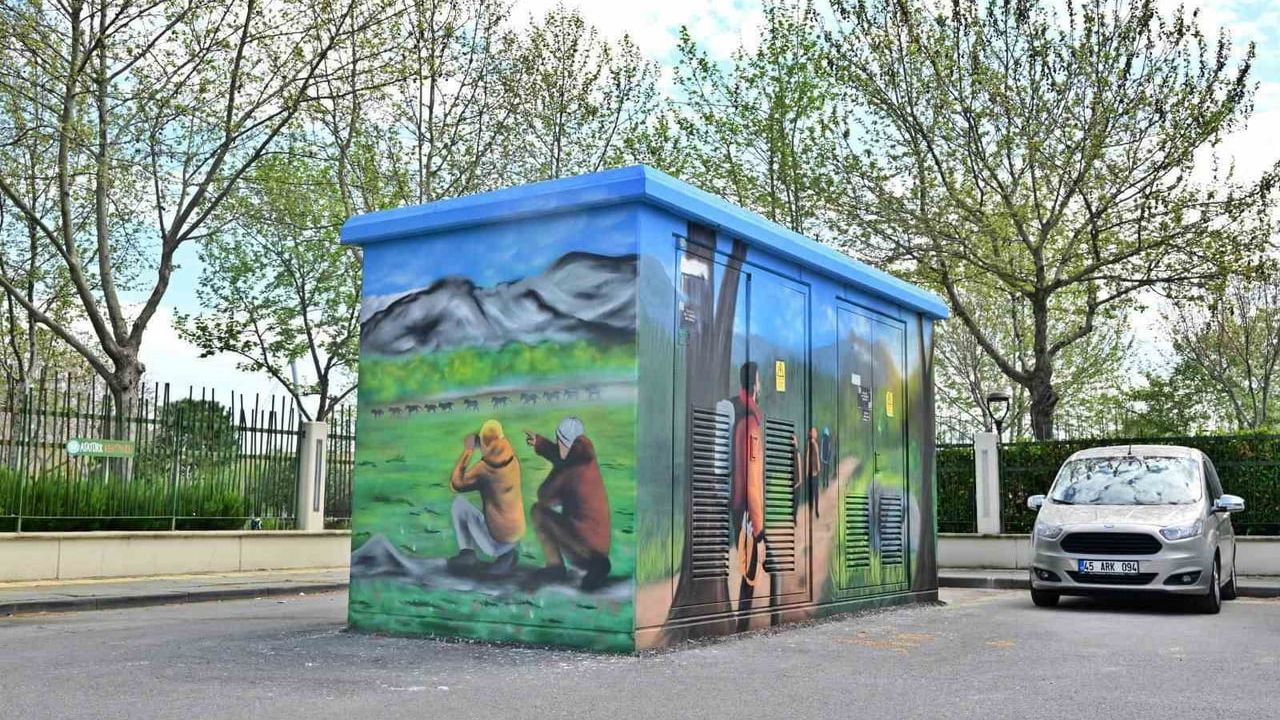 Manisa sokakları mural çalışmalarıyla festival öncesi sanata bürünüyor