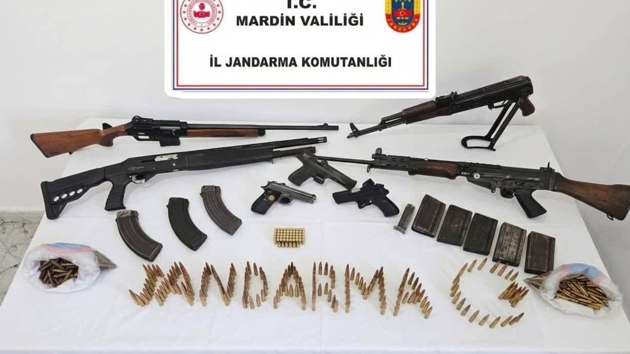 Mardin'de silah ve tarihi eser kaçakçılığı operasyonunda 3 tutuklama