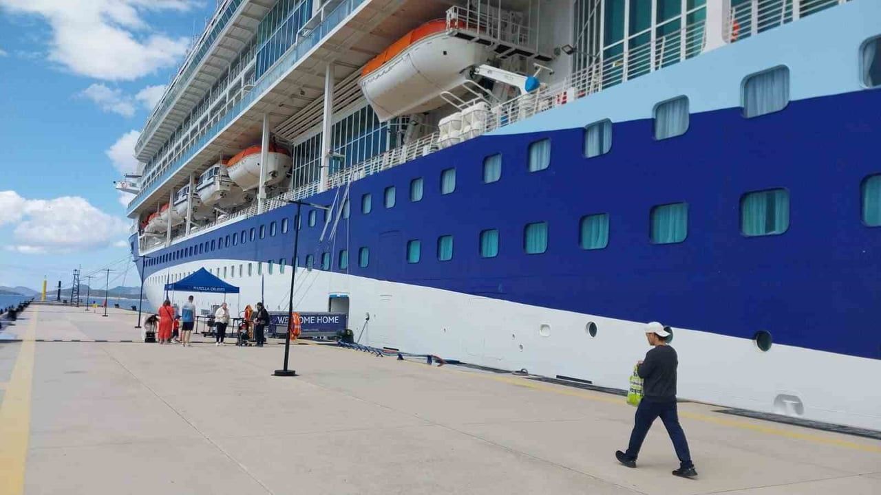 Marella Discovery, sezonun ikinci kruvaziyer gemisi olarak Bodrum'a yanaştı