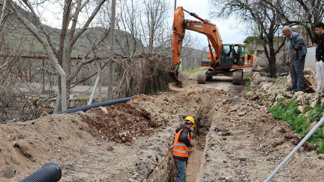 MARSU, Midyat Çaldere Mahallesi'nin atık su sorununu çözüme kavuşturuyor