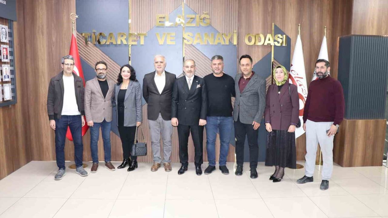 Medilines Hospital yönetimi Elazığ TSO Başkanı İdris Alan’ı ziyaret etti