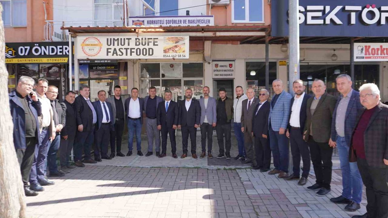 Mehmet Ali Alkan, AESOB Başkanlık Seçimlerinde Çalışmalara Korkuteli’den Başladı