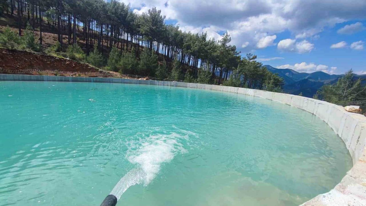 Mersin'de yangın sezonu öncesi su kaynakları canlandı: Su toplama çukurları yüzde 100 doldu