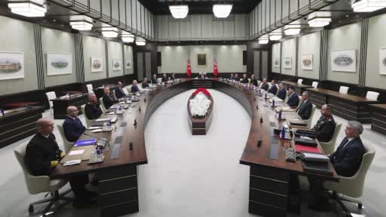 Milli Güvenlik Kurulu Cumhurbaşkanı Erdoğan Başkanlığında Toplandı