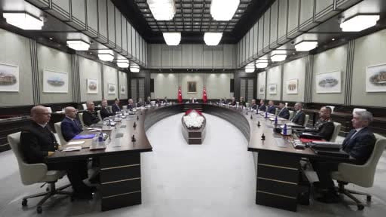 Milli Güvenlik Kurulu Cumhurbaşkanı Erdoğan’ın Başkanlığında Toplandı